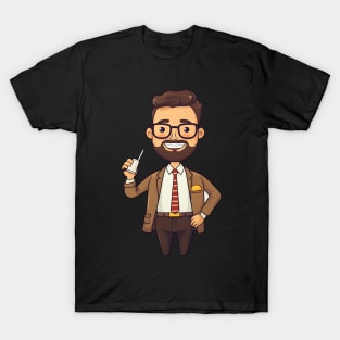 teacher illustrator design T-Shirt